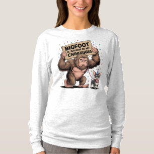 Camiseta Pé Grande é Ciumento do meu Chihuahua