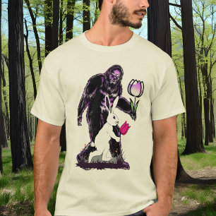 Camiseta Pé-Grande e Coelhinho: Rolagem de Primavera com Tu