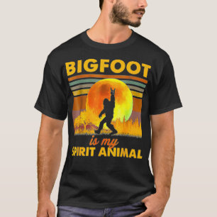 Camiseta Pé Grande É Meu Espírito Animal Engraçado Homens S