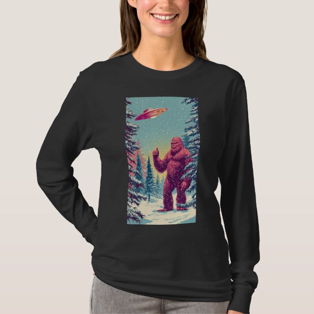 Camiseta Pé Grande e OVNI (Frente)