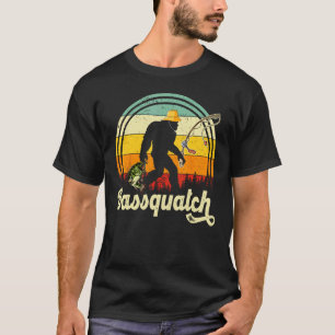 Camiseta Pé Grande Engraçado Presentes de Pesca ao Ar Livre