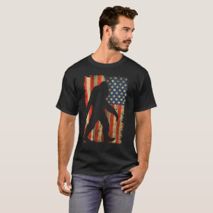 Camiseta Pé Grande Eu Acredito Que Silhueta Americana Sasqu