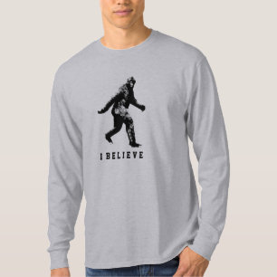 Camiseta Pé Grande Eu Acredito Que Texto Personalizável