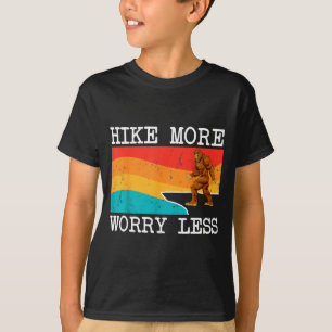 Camiseta Pé grande faça mais caminhadas, se preocupe menos