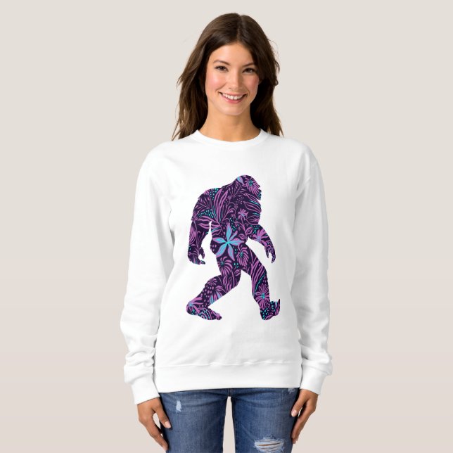 CAMISETA PÉ GRANDE FLORAL     (Frente Completa)