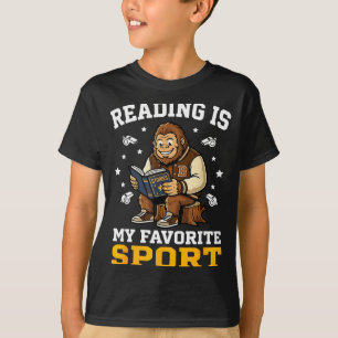 Camiseta Pé grande lendo livros homens mulheres crianças ad