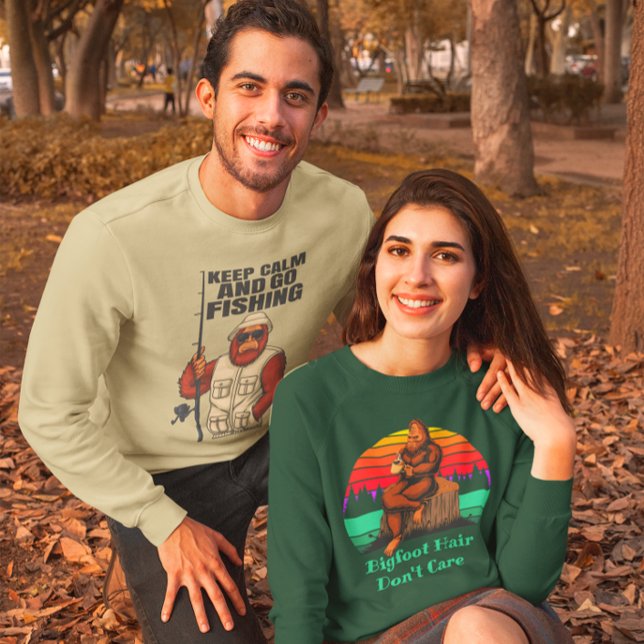 Camiseta Pé Grande Manhã Café Cabelo Grande Não se importe (Criador carregado)