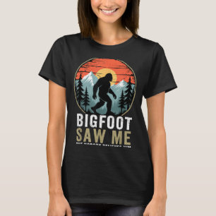 Camiseta Pé Grande Me Viu Mas Ninguém Acredita Nele Humor E