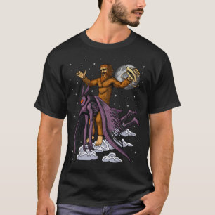 Camiseta Pé-grande montando Mothman
