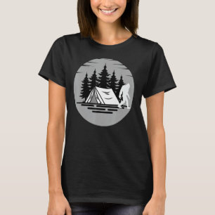 Camiseta Pé Grande na Floresta Sasquatch Yeti