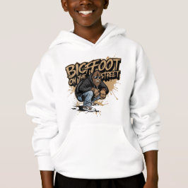 Camiseta Pé Grande nas crianças da rua