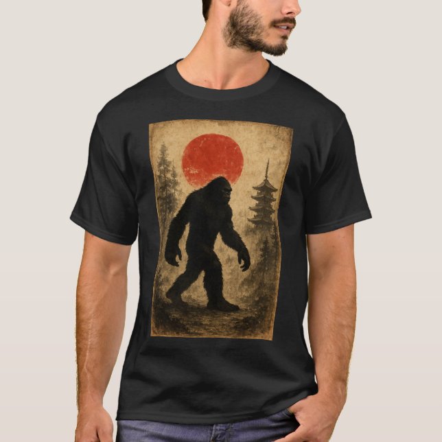 Camiseta Pé-grande no Japão (Frente)