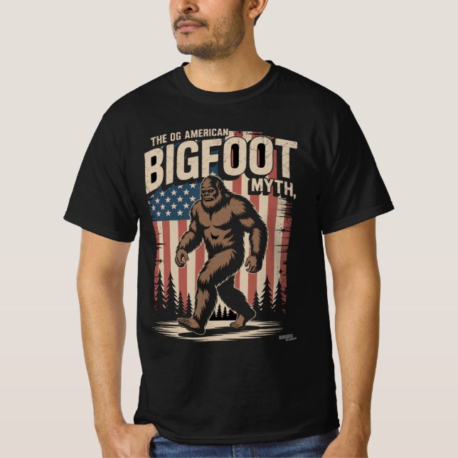 Camiseta Pé Grande - O Mito OG Americano (Frente)
