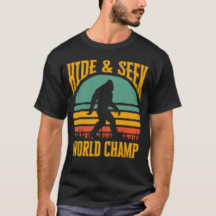 Camiseta Pé Grande Ocultar e Procurar Sasquatch do Champ Re