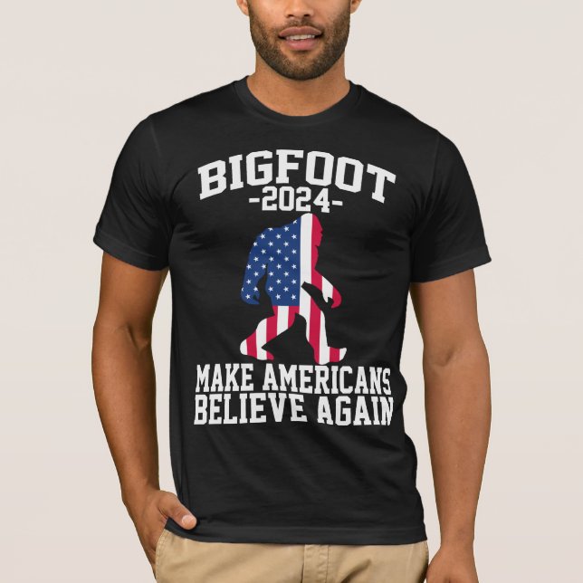 Camiseta Pé Grande Para O Presidente 2024 (Frente)
