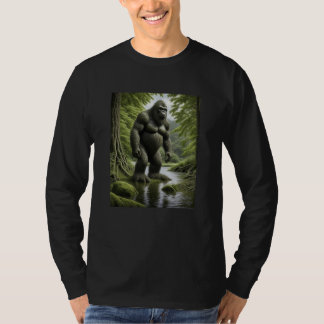 Camiseta Pé grande parado em um desenho animado