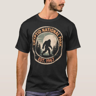 Camiseta Pé Grande Parque Nacional do Críptido Sasquatch Vi