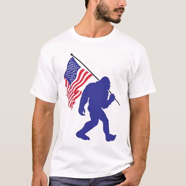 Camiseta Pé Grande Patriótico (Frente)