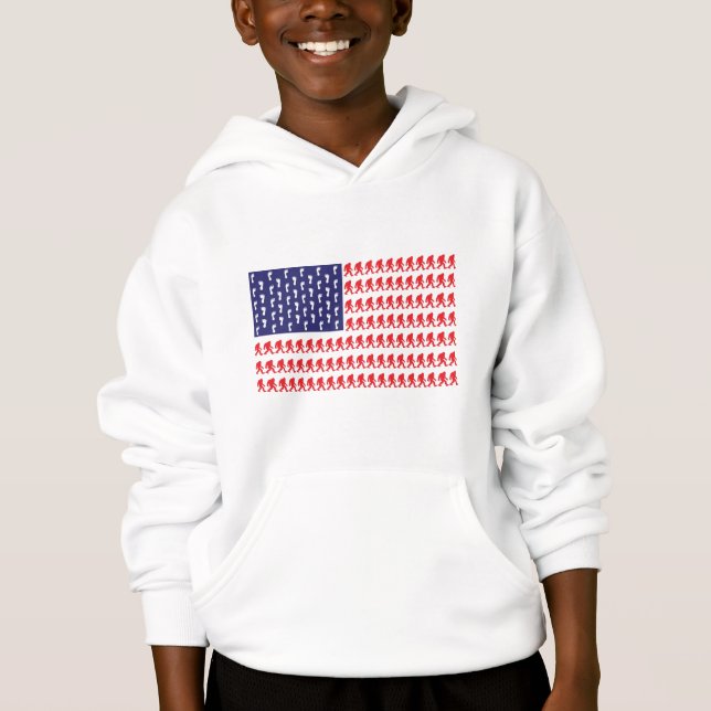 Camiseta Pé Grande Patriótico (Frente)