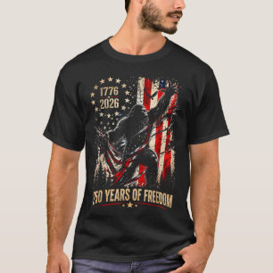 Camiseta Pé grande patriótico 250 anos de liberdade america