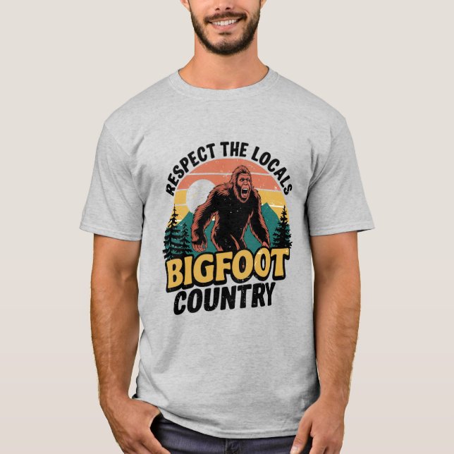 Camiseta Pé Grande: Respeite Os Locais (Frente)