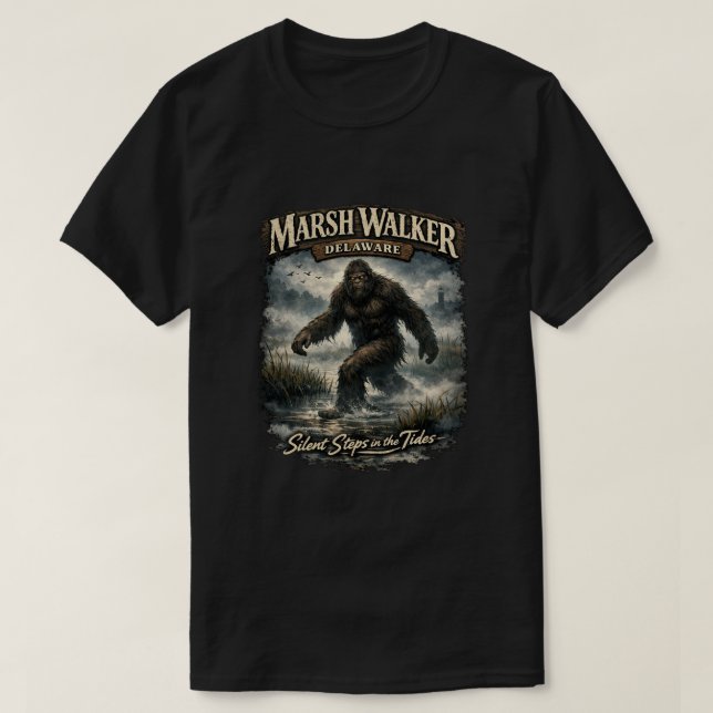 Camiseta Pé-grande Sasquatch (Frente do Design)