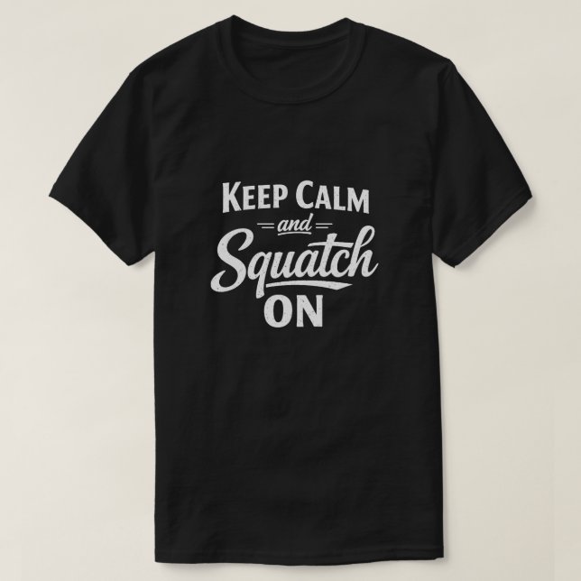 Camiseta Pé-grande Sasquatch (Frente do Design)