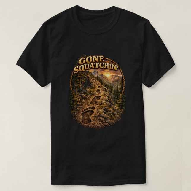 Camiseta Pé-grande Sasquatch (Frente do Design)