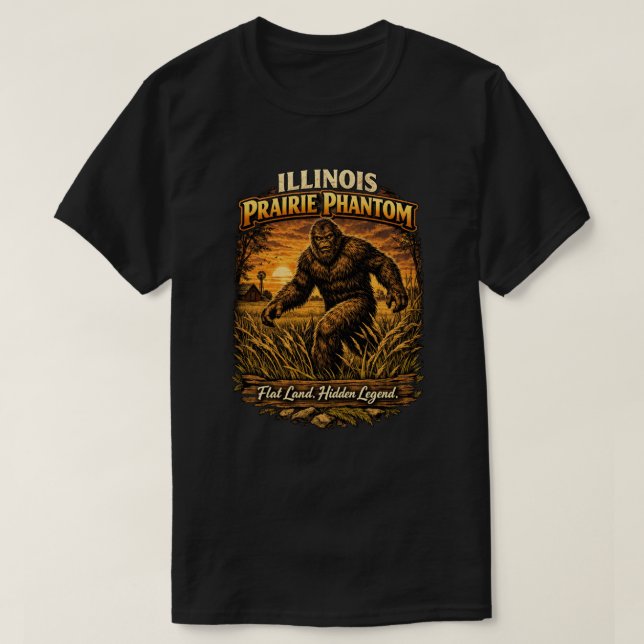 Camiseta Pé-grande Sasquatch (Frente do Design)