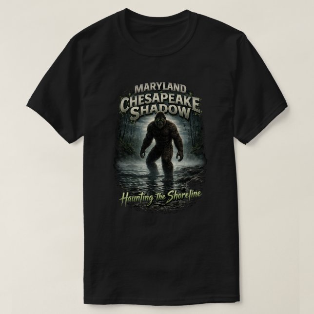 Camiseta Pé-grande Sasquatch (Frente do Design)