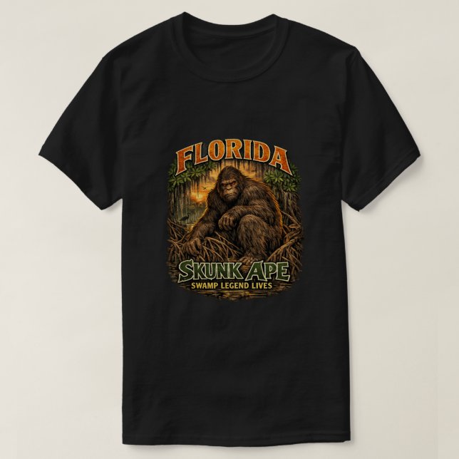Camiseta Pé Grande Sasquatch (Frente do Design)