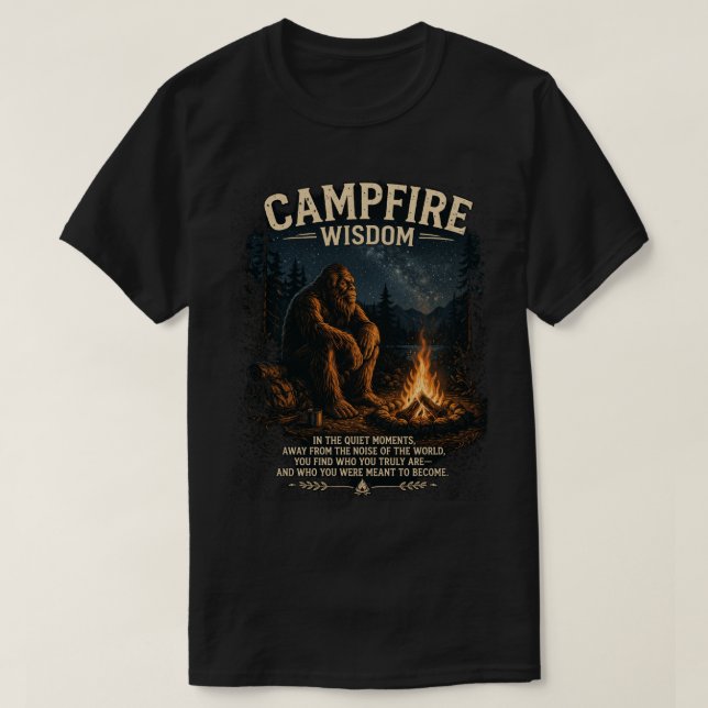 Camiseta Pé-grande Sasquatch (Frente do Design)