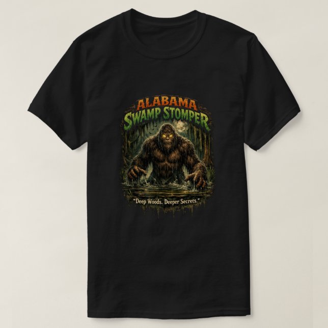 Camiseta Pé-grande Sasquatch (Frente do Design)
