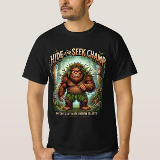 Camiseta Pé Grande Sasquatch Na Floresta