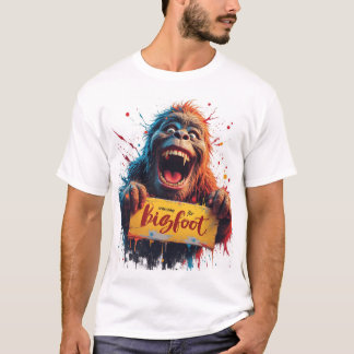 Camiseta Pé Grande Sasquatch Yeti Monstro Criatura