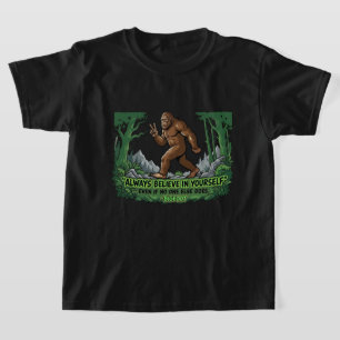 Camiseta Pé Grande Sinal de Paz Acredite em Si Mesmo Sasqua