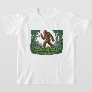 Camiseta Pé Grande Sinal de Paz Acredite em Si Mesmo Sasqua