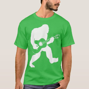 Camiseta Pé Grande tocando violão acústico amantes de músic