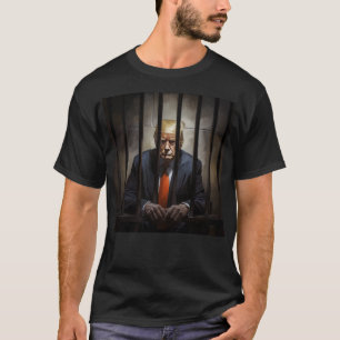 Camiseta Pé na prisão.