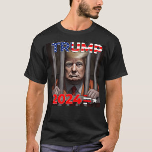 Camiseta Pé Na Prisão De 2024 (Pé Na Criminalidade)