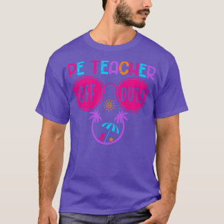 Camiseta Pe Professora Em Descanso, Professora De Férias De
