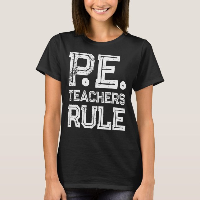 Camiseta PE Regra 1 dos Professores de Educação Física (Frente)