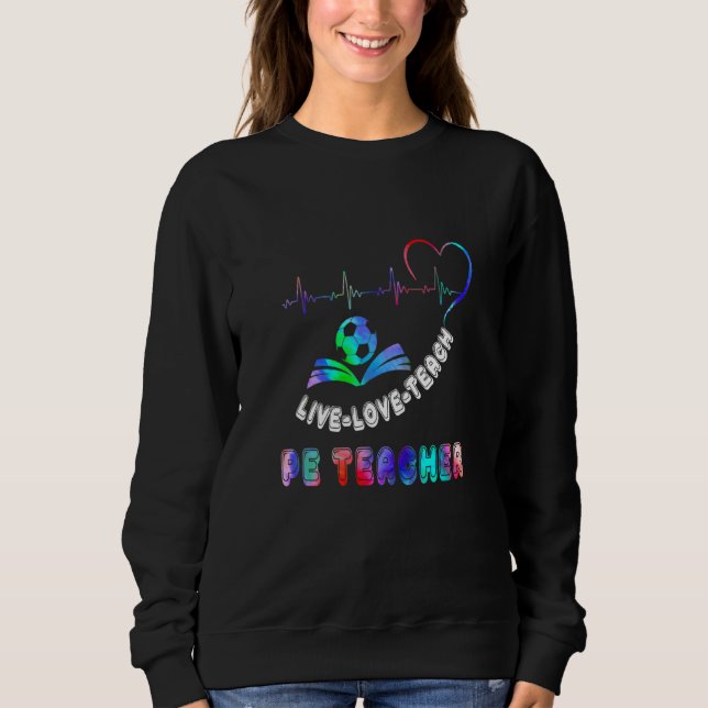 Camiseta Pe Teacher Back To School Cute Physical Education  (Frente)