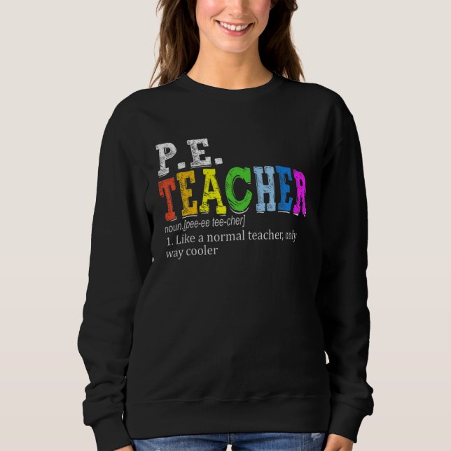 Camiseta PE Teacher Definition Physical Education Teacher F (Frente)