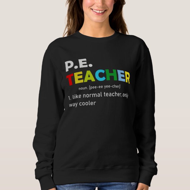 Camiseta Pe Teacher Noun School Teaching Student (Frente)
