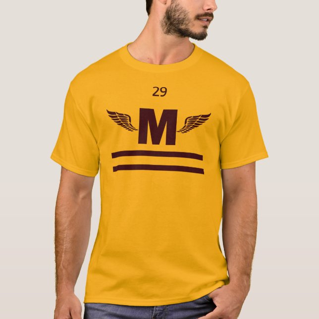 Camiseta Pé voado elevação de Marshfield, roxo (Frente)