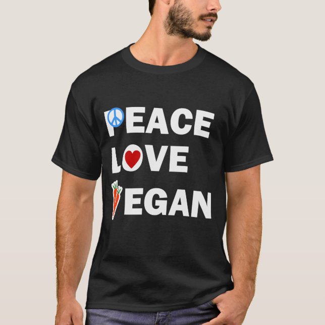 CAMISETA PEACE AMVE VEGAN (Frente)