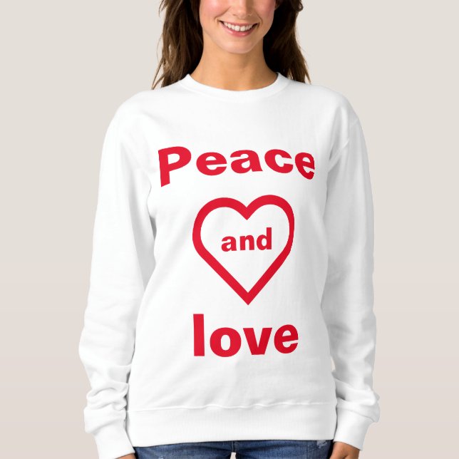 Camiseta peace and love (Frente)