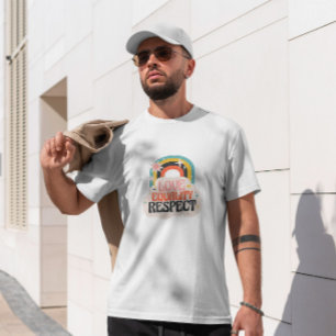 Camiseta Peace Day Love Rainbow