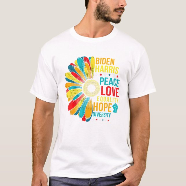 Camiseta Peace Diversity Equality (Frente)
